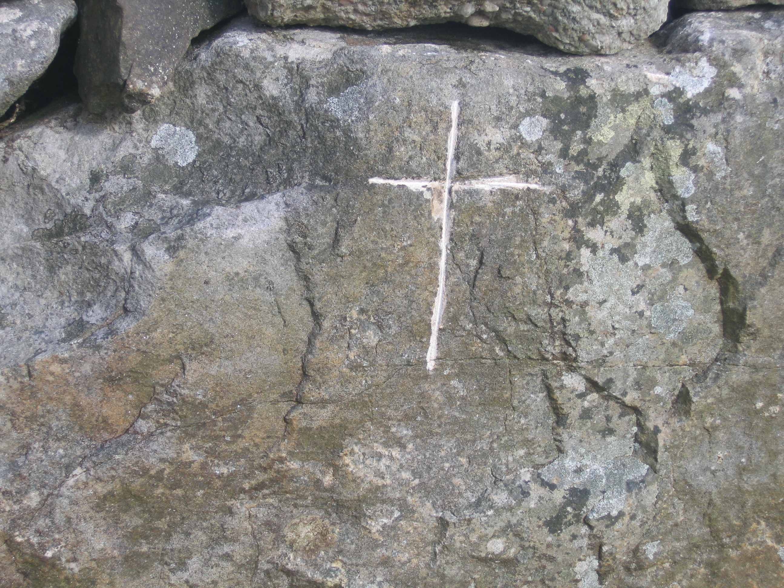 Mass Rock on the farm of Robert Abraham, Quinaltagh